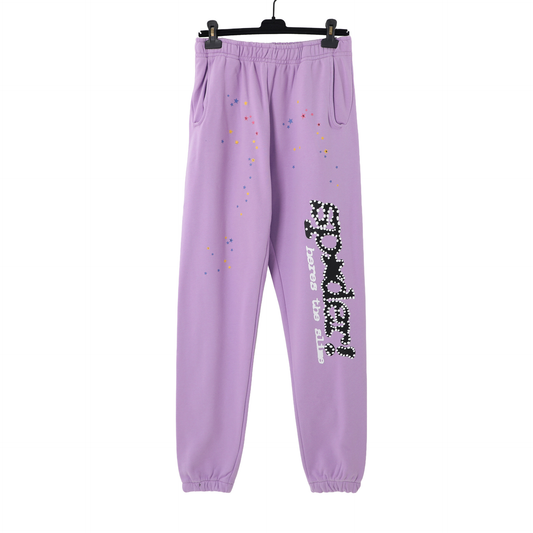 Sp5der Açaí Sweatpant Puple Blue