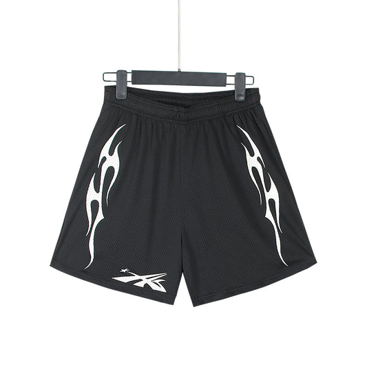 Hellstar Shard Flame Mesh Basketball Shorts