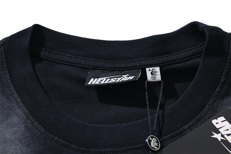 HELLSTAR Power By The Star Vintage Black Long Sleeve Tee