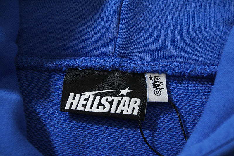 Hellstar Racer Vintage Blue Hoodie