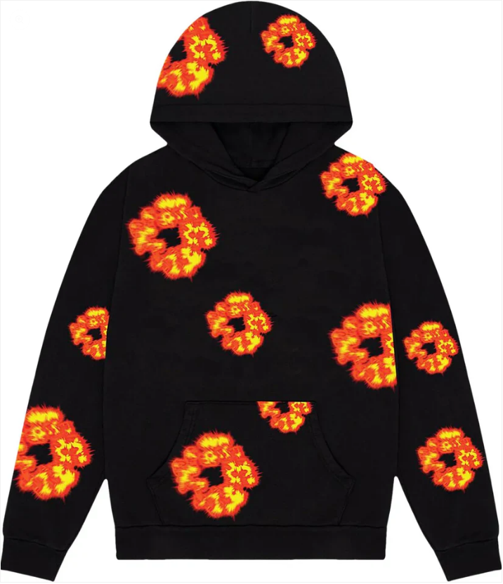 Denim Tears x Offset Wreath Hoodie Black