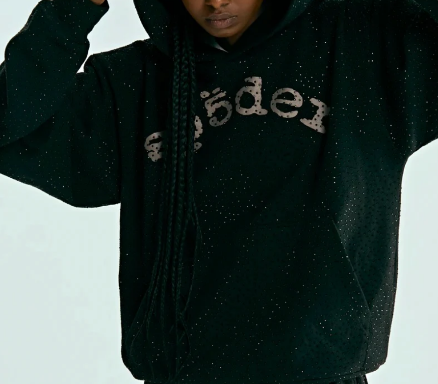 Sp5der Black VVS Hoodie
