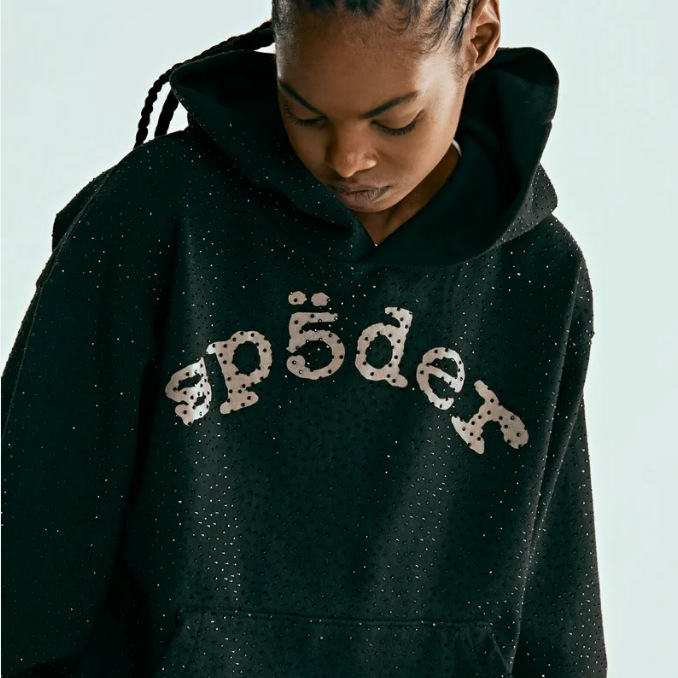 Sp5der Black VVS Hoodie