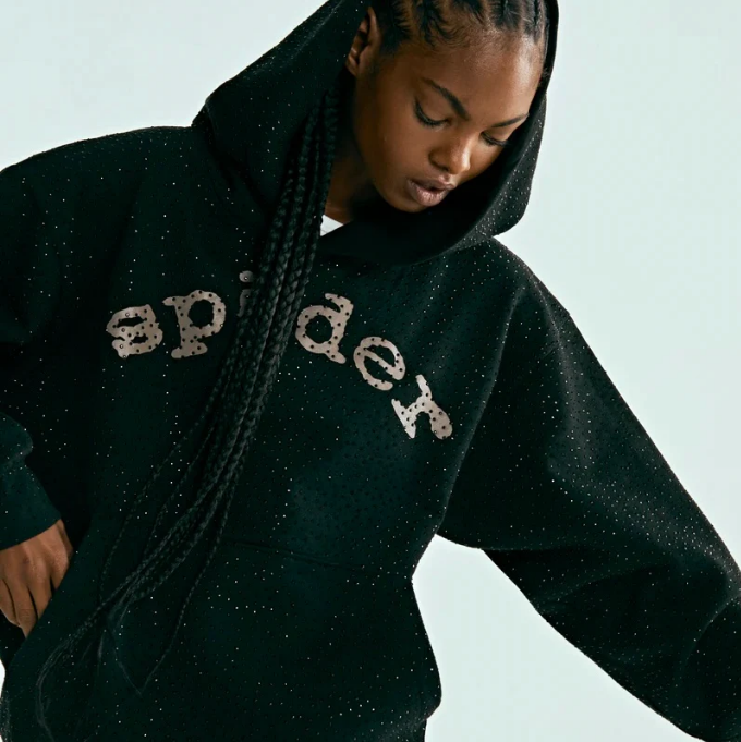 Sp5der Black VVS Hoodie