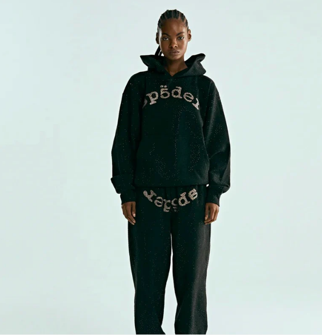 Sp5der Black VVS Hoodie