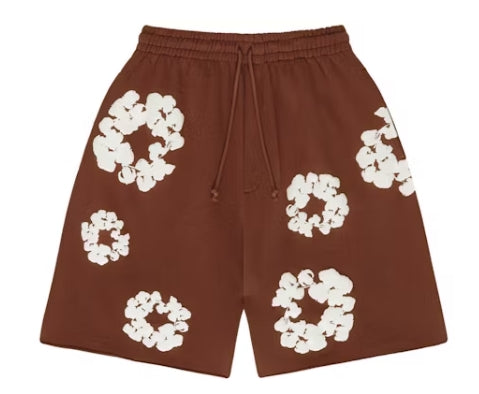 Denim Tears The Cotton Wreath Shorts Brown