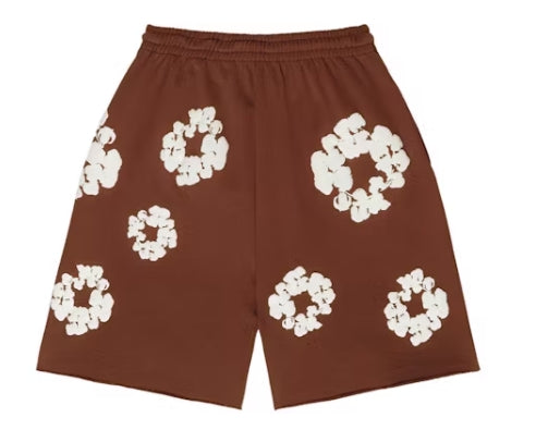 Denim Tears The Cotton Wreath Shorts Brown