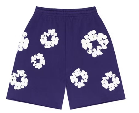 Denim Tears The Cotton Wreath Shorts Purple
