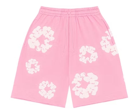 Denim Tears The Cotton Wreath Shorts Pink