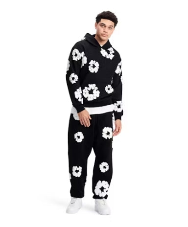 Denim Tears The Cotton Wreath Sweatpants Black