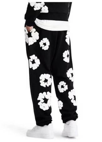 Denim Tears The Cotton Wreath Sweatpants Black