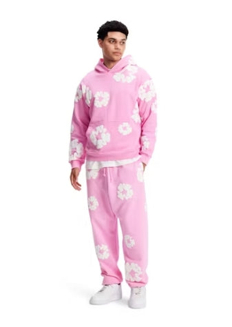 Denim Tears The Cotton Wreath Sweatpants Pink
