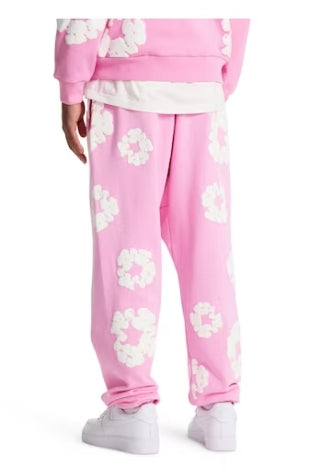 Denim Tears The Cotton Wreath Sweatpants Pink