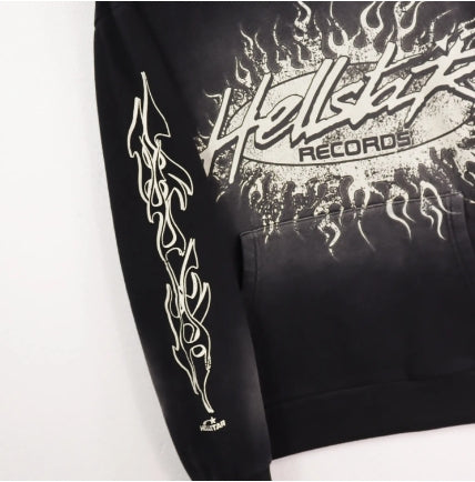 Hellstar Studios Records Hoodie Black
