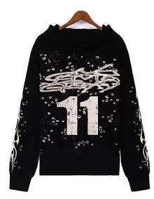 Hellsta Desiger Hoodie Hip Hop Mens Hoodie Designer Black