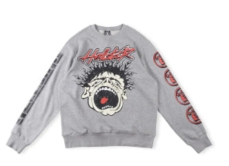 HELLSTAR Studios Records Pullover – Grey