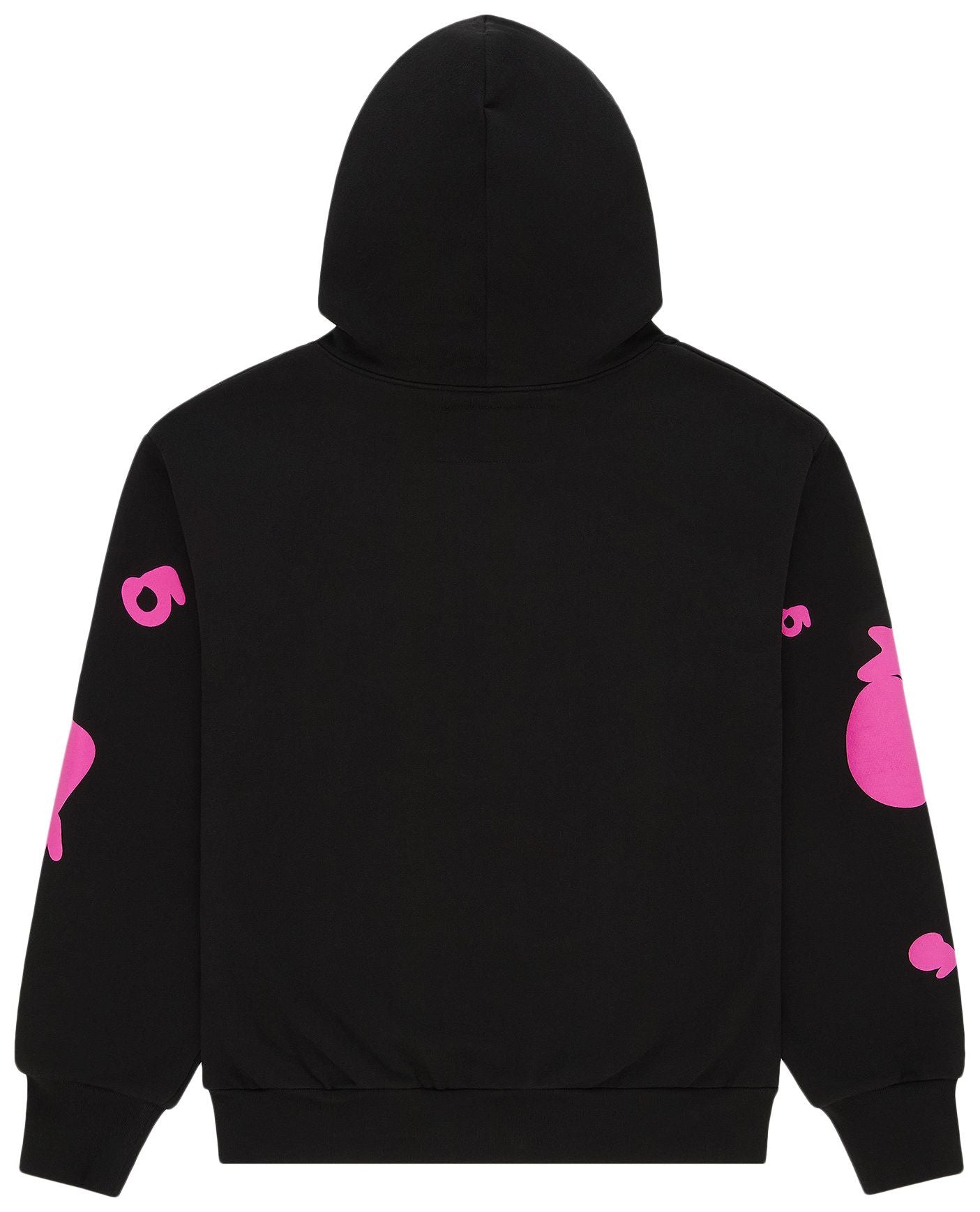 Sp5der Beluga Angel Number Hoodie Black | Unisex Y2K Oversized Angel-Number Graphic Hoodie