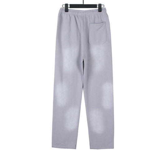 Hellstar Grey Pink Future Flame Sweatpants