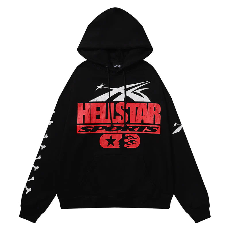 Hellstar If You Dont Like Us Beat Us Hoodie Black
