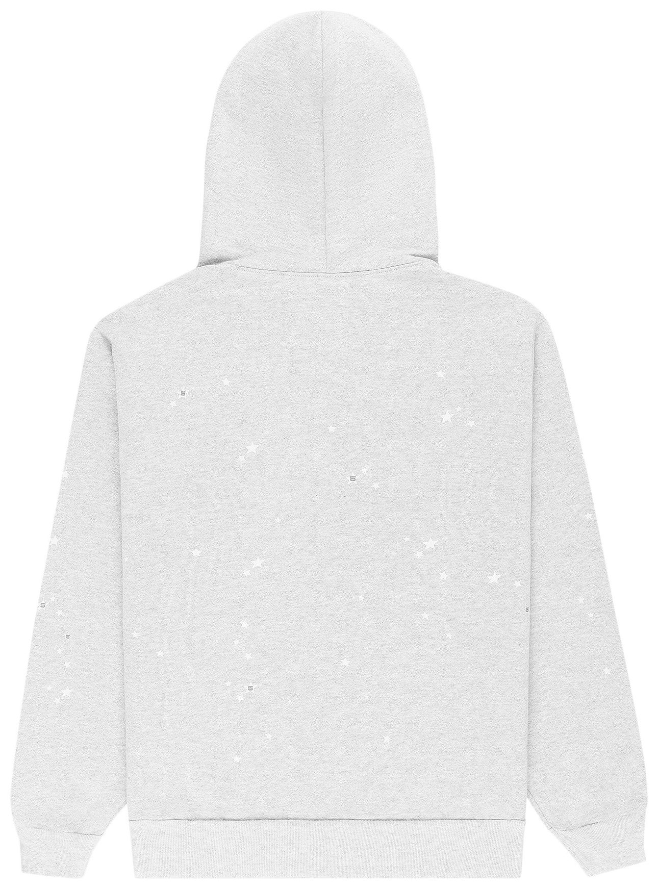 Sp5der Atlanta Full-Zip Hoodie Heather Grey | Unisex Y2K Oversized Zip-Up Sweatshirt