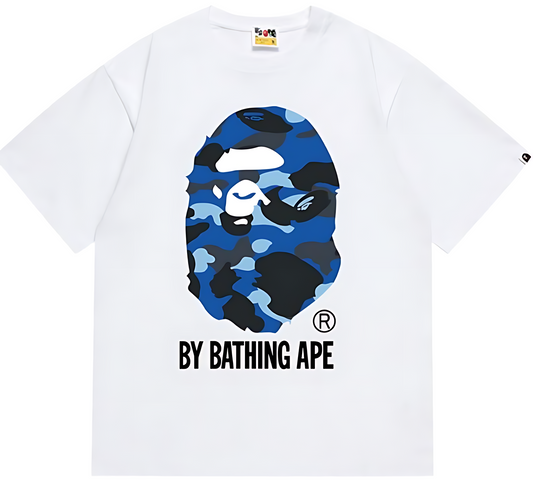 BAPE Blue Color Camo By Bathing Ape Tee