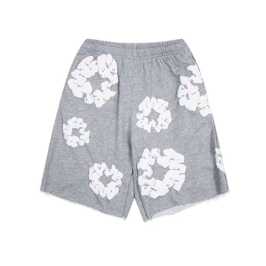 Denim Tears Cotton Wreath Shorts Grey