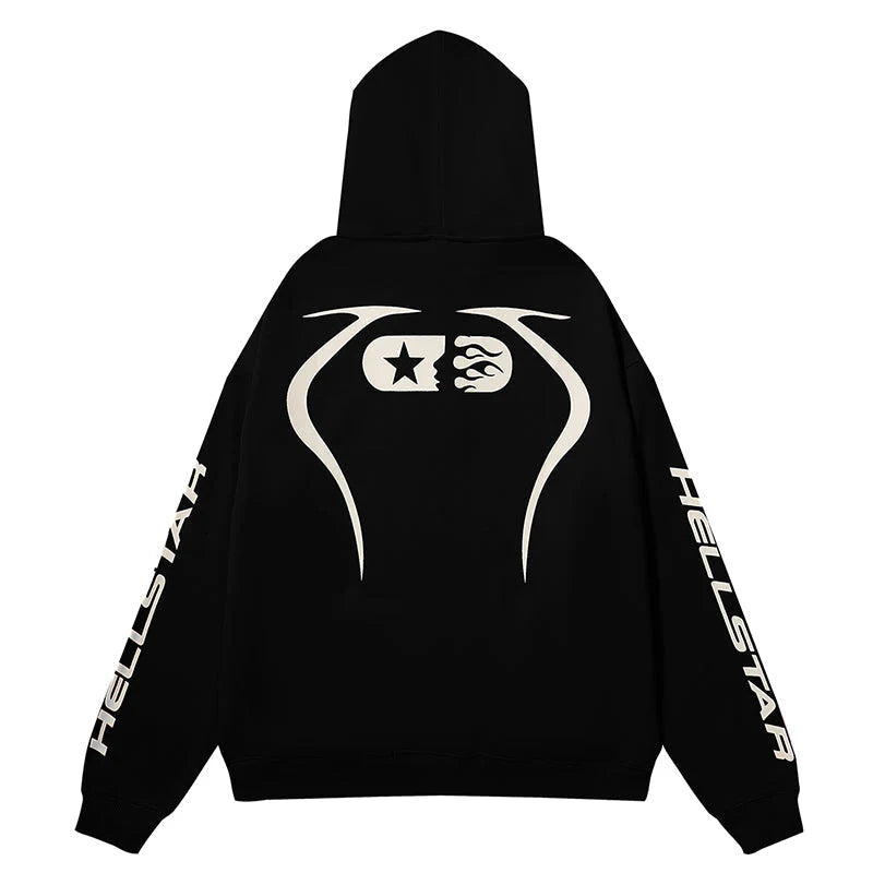 Hellstar Sports Jet Black Hoodie