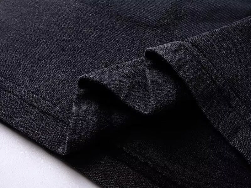 Godspeed Tactical Action Black L/S Tee – Black | Unisex Y2K Oversized Cotton Tee