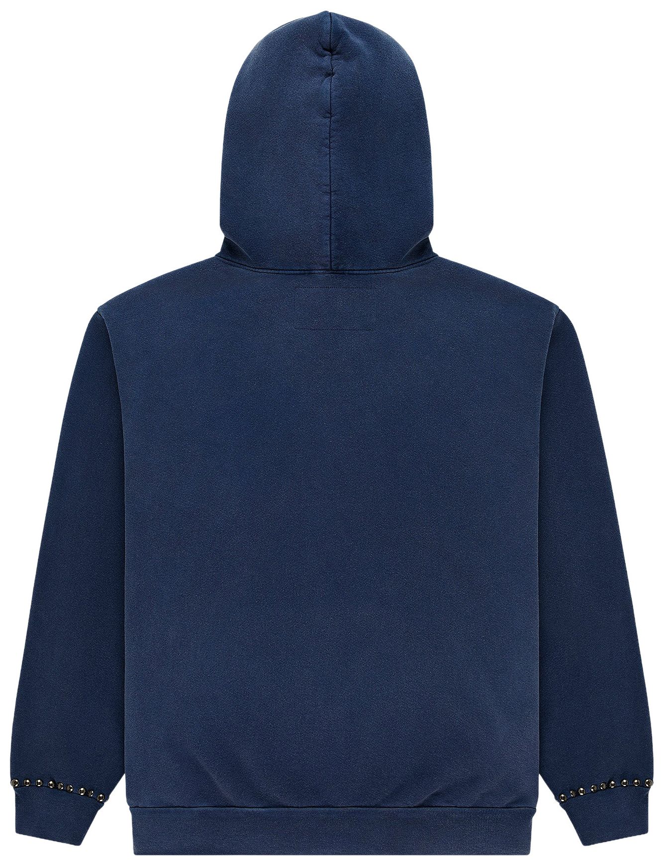 Sp5der Punk V3 Studded Hoodie Dark Blue | Unisex Y2K Oversized Studded Graphic Hoodie
