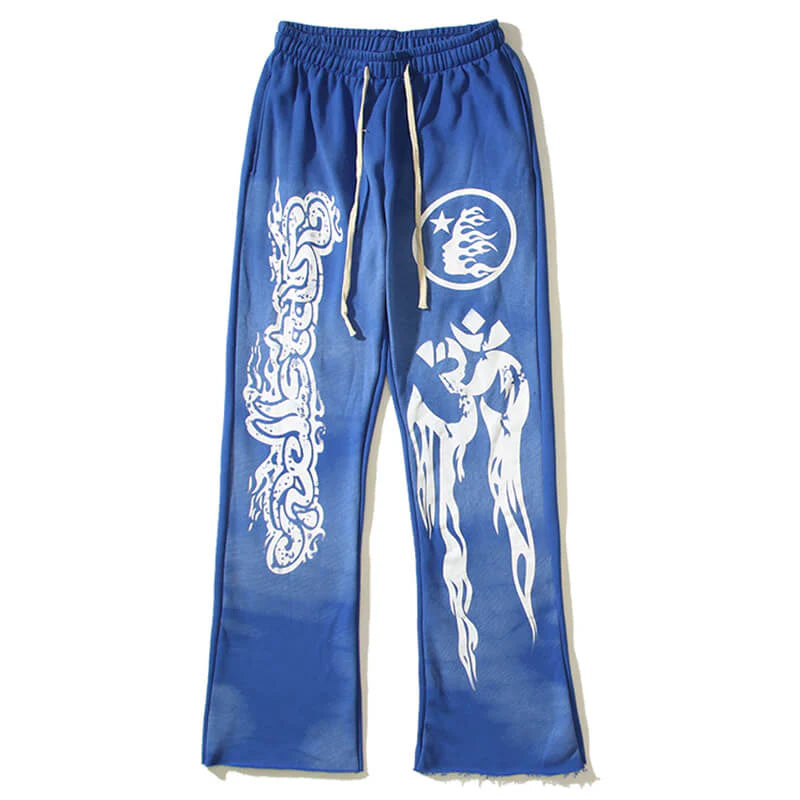 Hellstar Studios Vintage Pants Blue