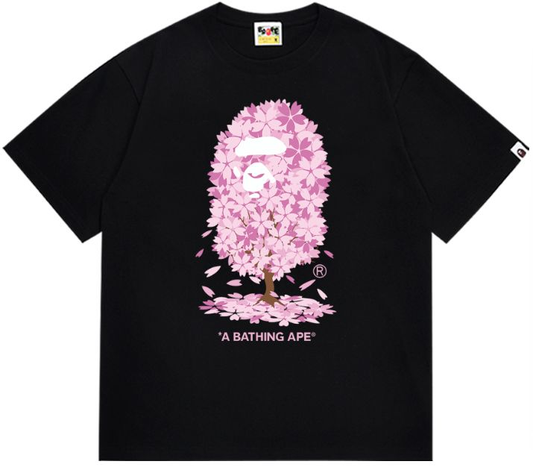 BAPE Sakura Ape Head Tee