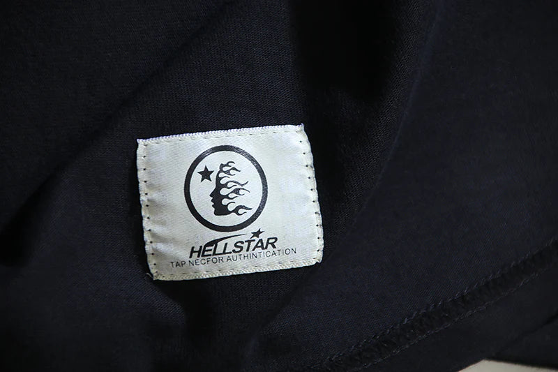 HELLSTAR Power By The Star Vintage Black Long Sleeve Tee