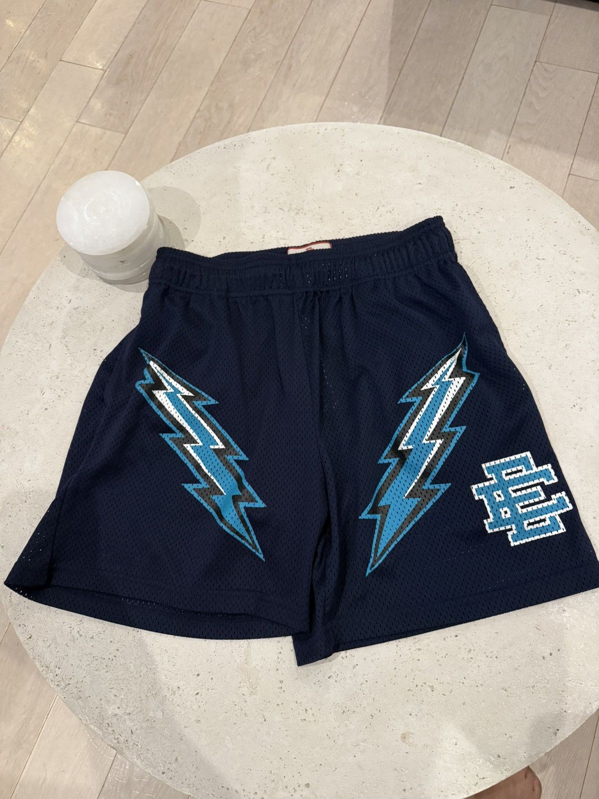 Eric Emanuel EE Black Mesh Basketball Shorts – Men’s Baggy Camo Graphic Sports Shorts | EE Shorts for Streetwear & Performance