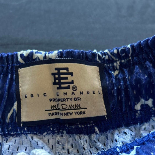 Eric Emanuel EE Baggy Shorts – Iconic Men’s Basketball Shorts with Graphic Print