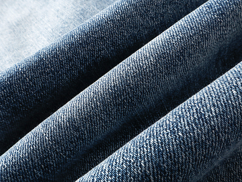 Purple Brand Patchwork Distressed Flare Jeans Indigo
