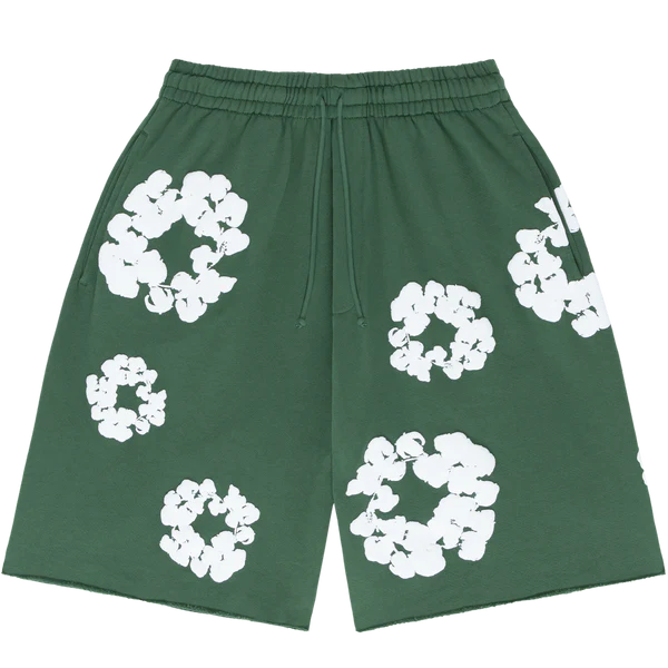Denim Tears The Cotton Wreath Shorts Green
