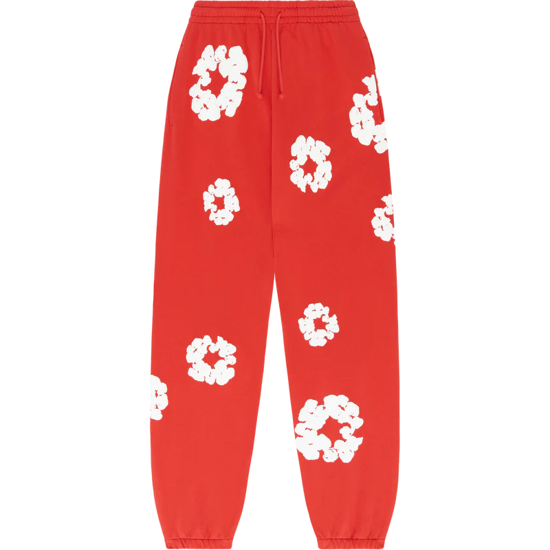 The Cotton Wreath Sweatpants Red Sold out