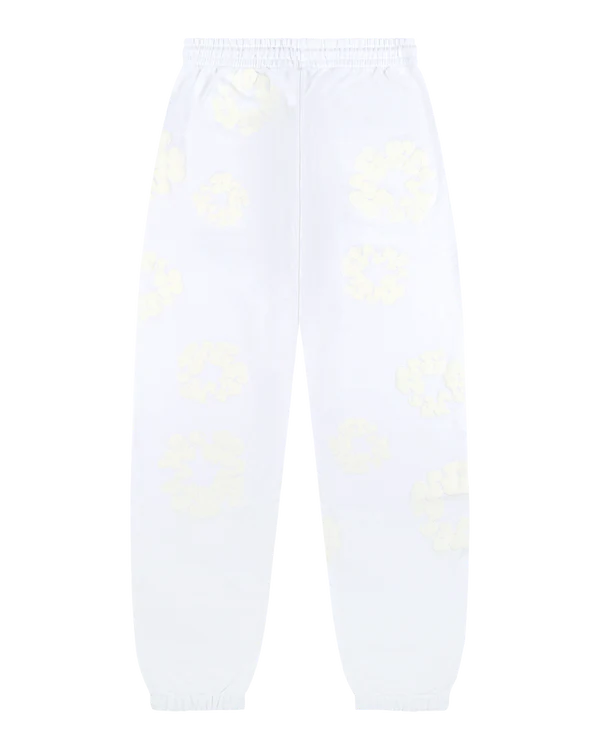 Denim Tears Mono Cotton Wreath Sweatpants White