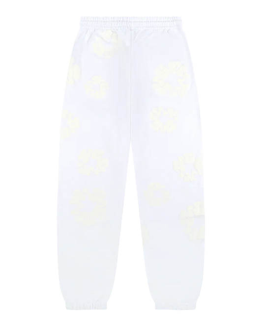 Denim Tears Mono Cotton Wreath Sweatpants White