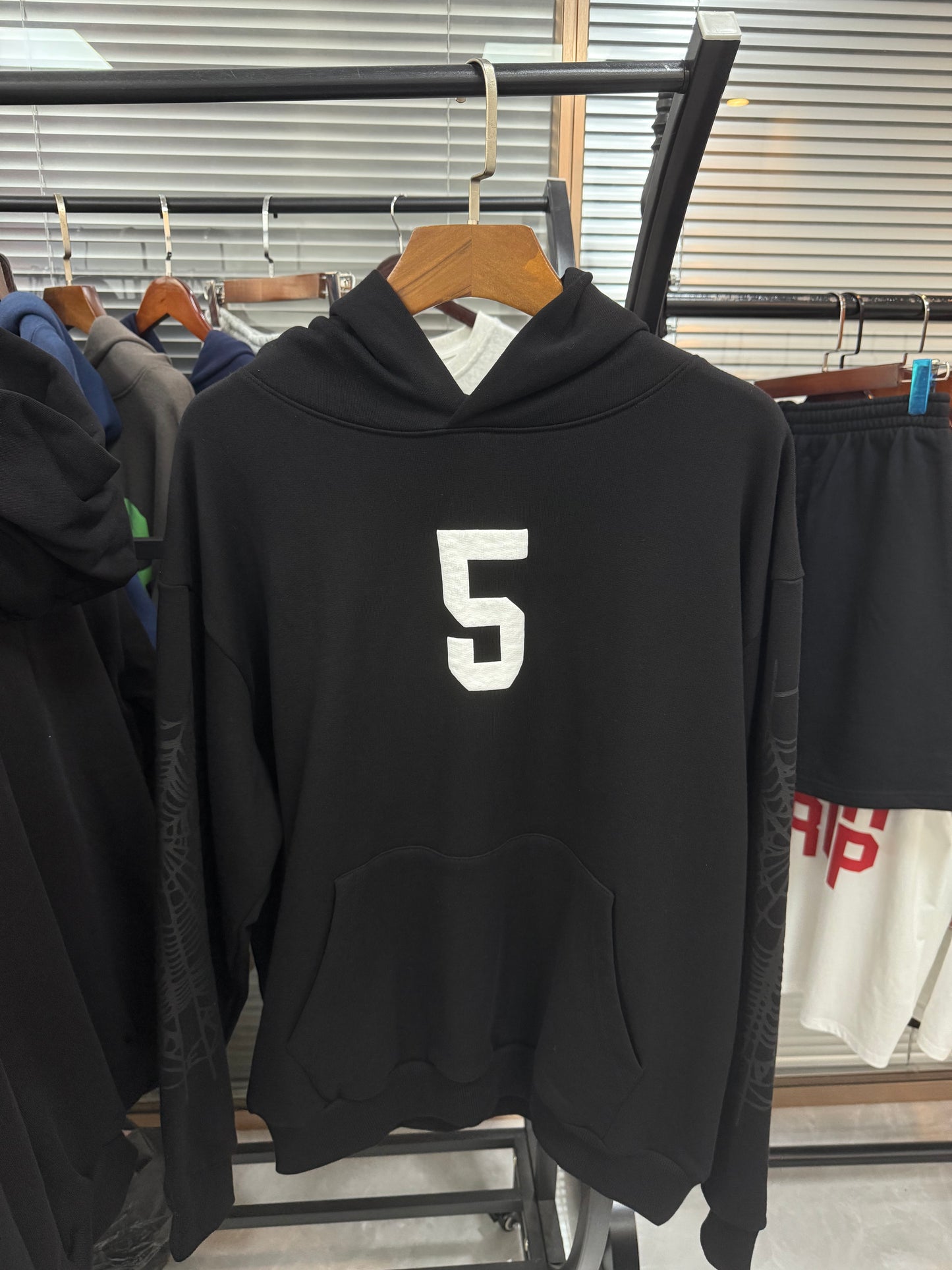 Sp5der Stadium Hoodie Black
