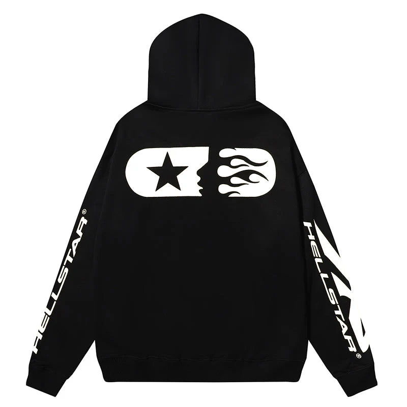 Hellstar Sample Sports Hoodie Black