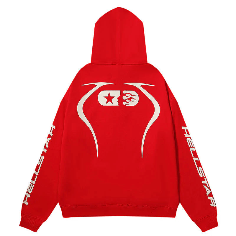 Hellstar Sports Jet Hoodie Red