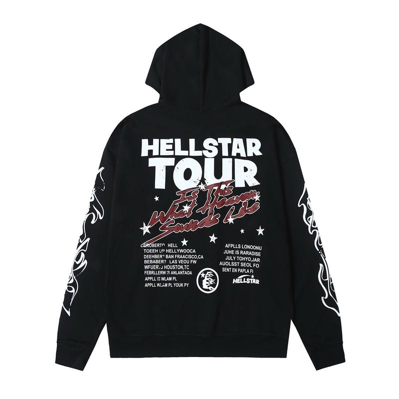 Hellstar Tour Hoodie Black