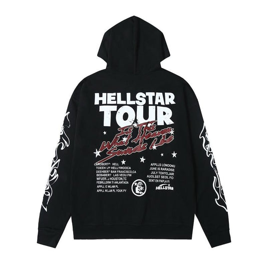 Hellstar Tour Hoodie Black