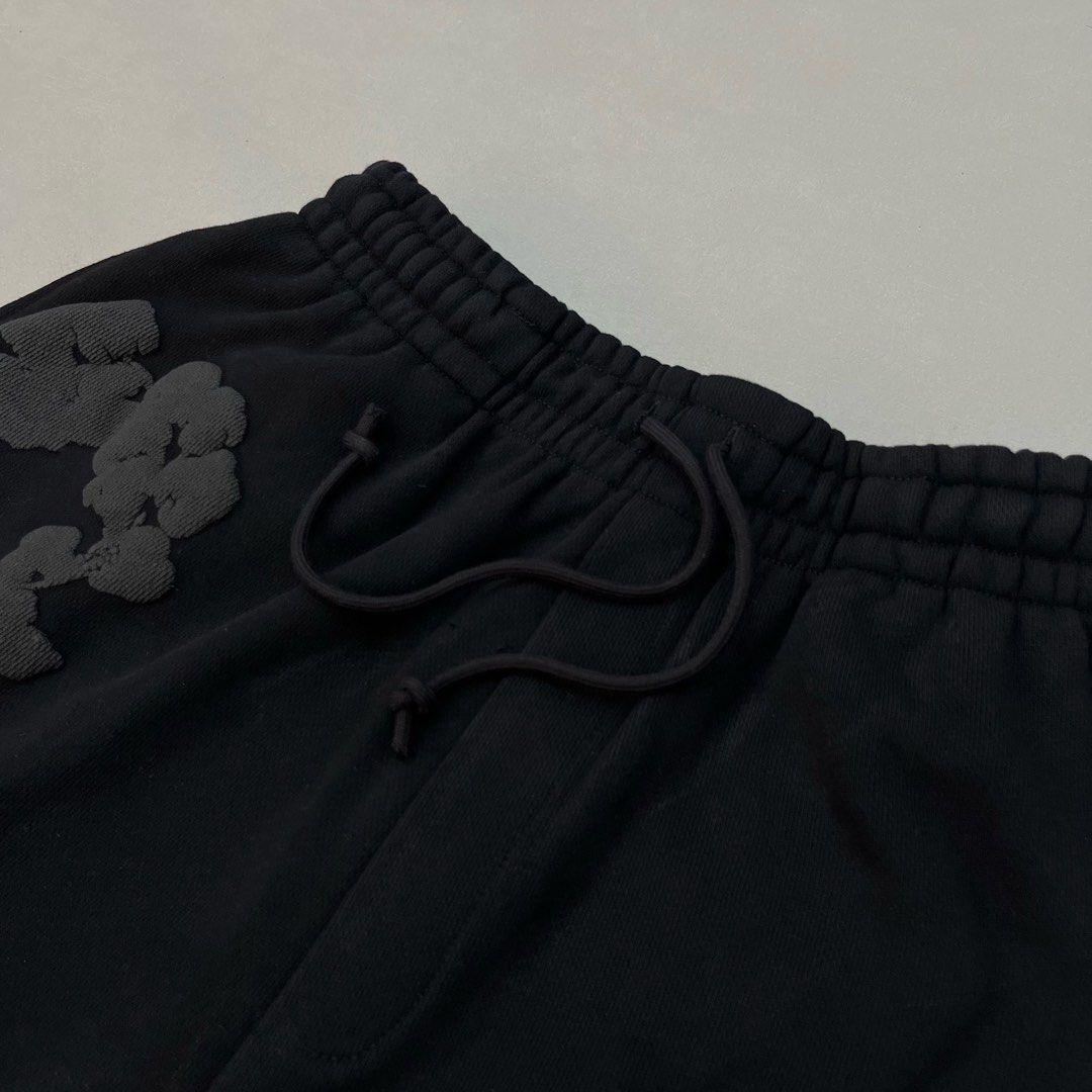 Denim Tears The Cotton Wreath Shorts Black