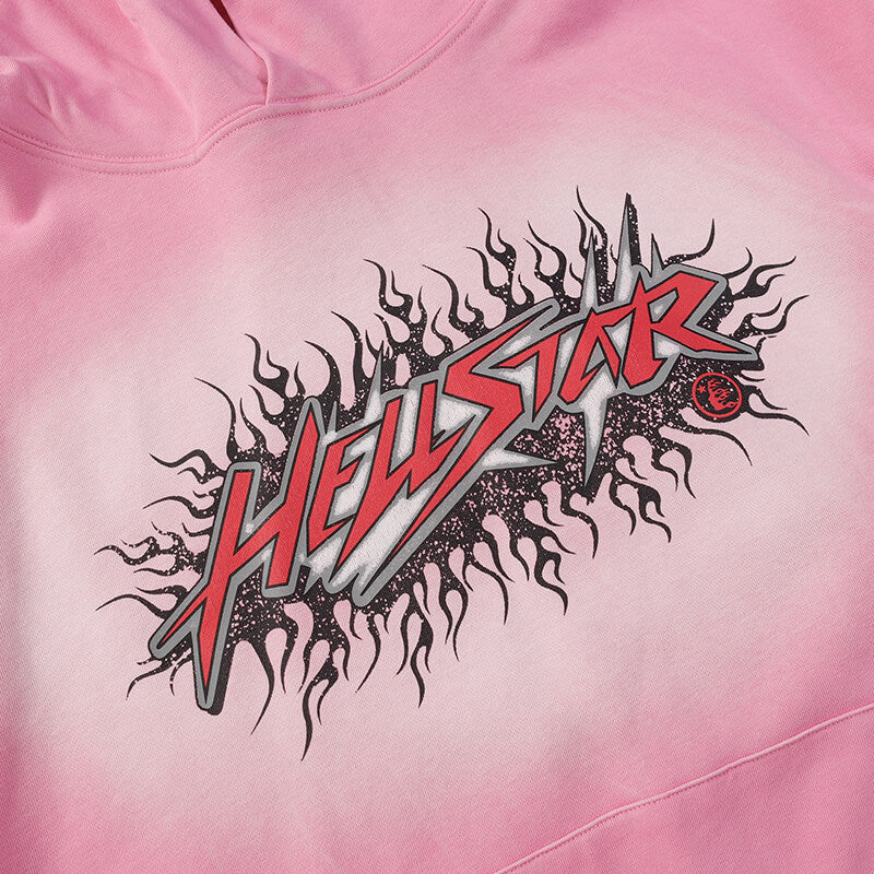 Hellstar Brainwashed Without Brain Hoodie Pink