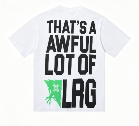 That's A Awful Lot of Cough Syrup x LRG T-shirt(White)
