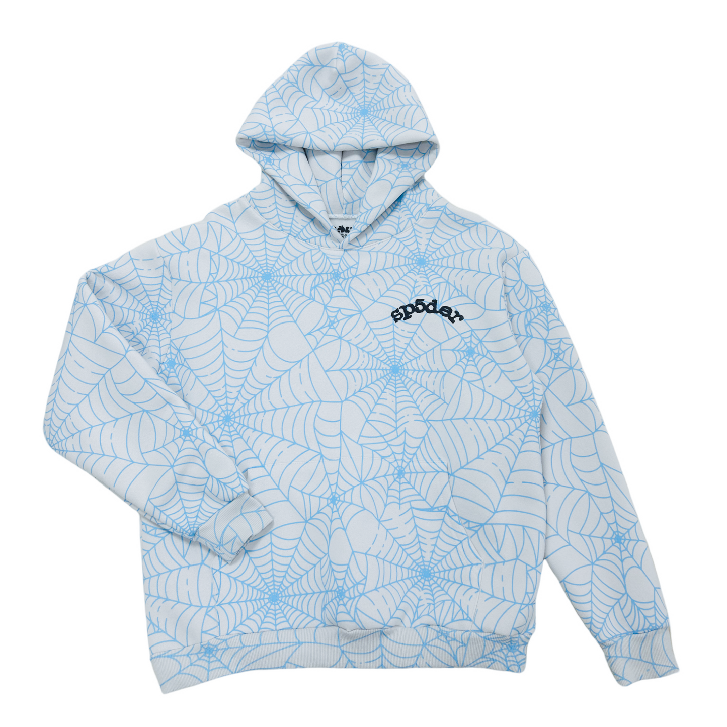 Sp5der AOP Web Hoodie Heather Grey