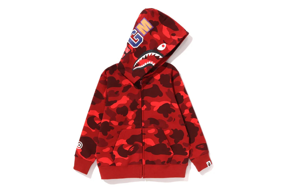 BAPE Store Rakuten Fashion Separate Shark Full Zip Hoodie Red