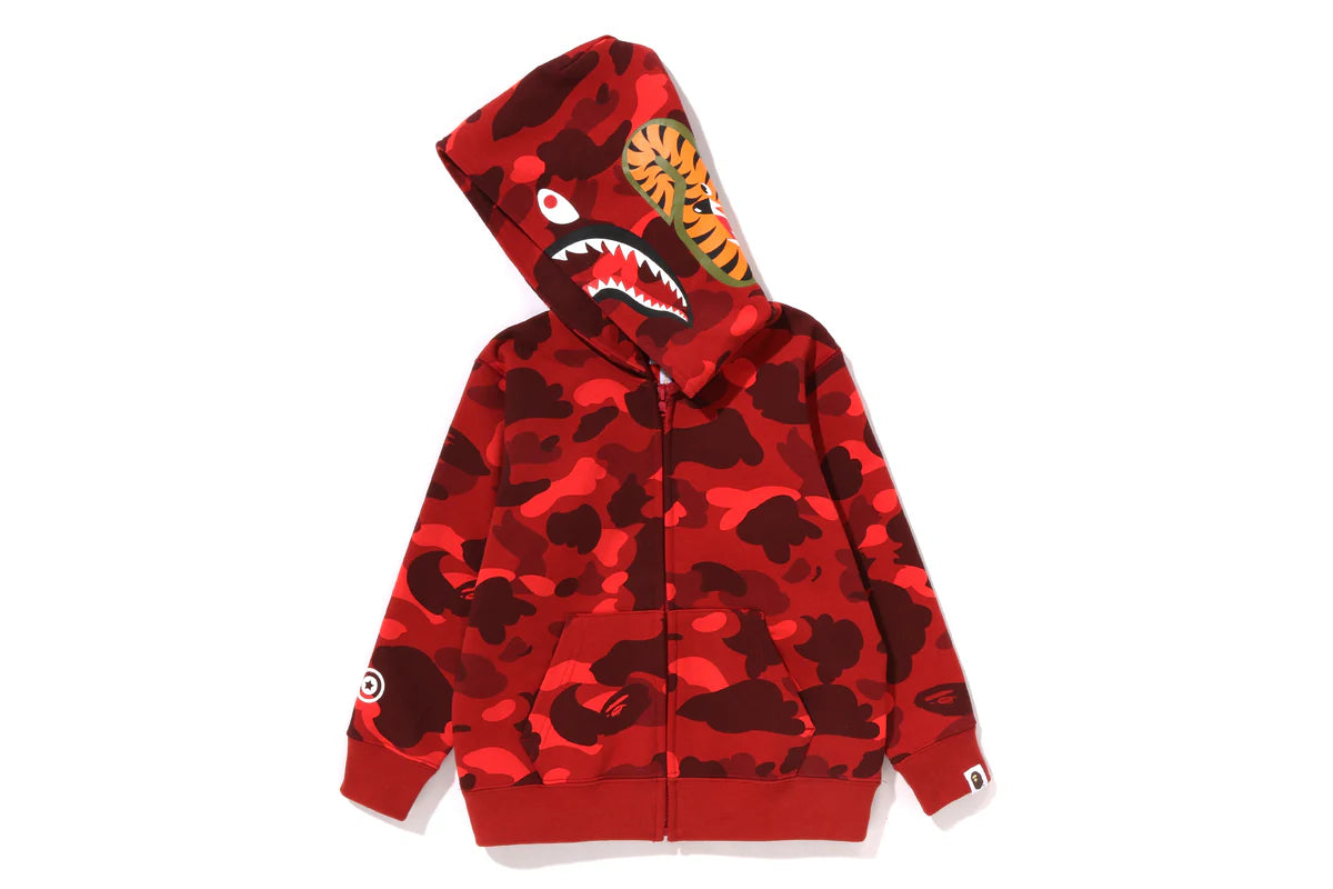 BAPE Store Rakuten Fashion Separate Shark Full Zip Hoodie Red